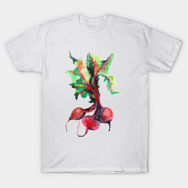 Beet Root T-Shirt by Olga Berlet